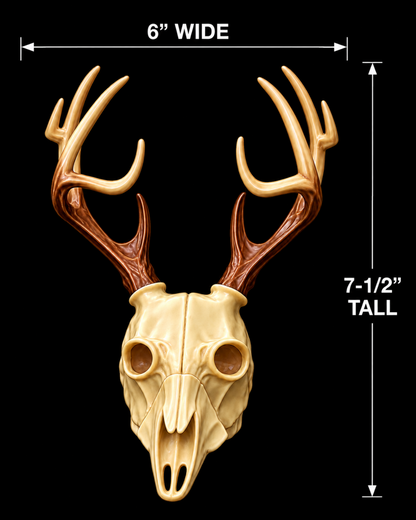 Deer Skull Hitch Ball Cover